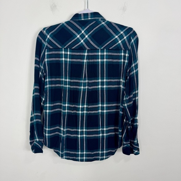 Rails Hunter Plaid Front Button Closure Shirt Blue Green Size Small SM S - Picture 3 of 11